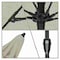 California Umbrella 9' Bronze Aluminum Market Patio Umbrella, Sunbrella Granite 194061336946 - alternate 2